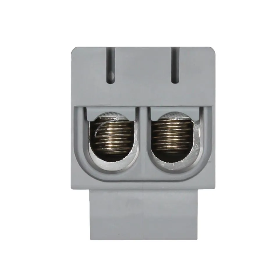 Клемма двойная КСВ 6-50 серая DEKRON - Фото 2