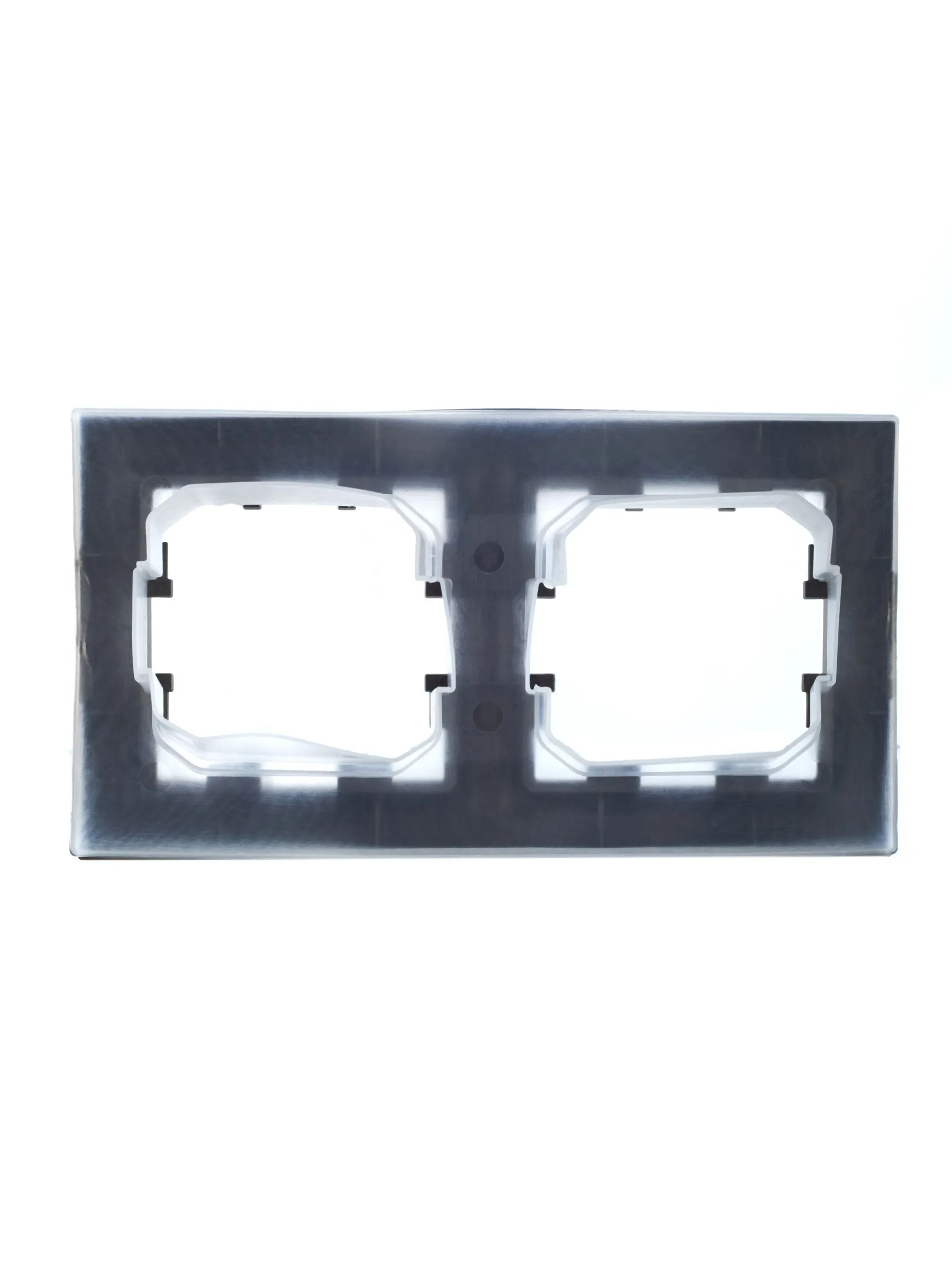 BRITE Рамка 2-местная IP44 РУ-2-БрШ-44 шампань IEK - Фото 4