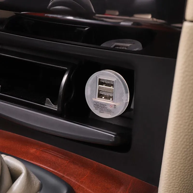 Автозарядка в прикуриватель 2хUSB с индикацией (АЗУ) (1000+2100 mA) черная REXANT - Фото 2