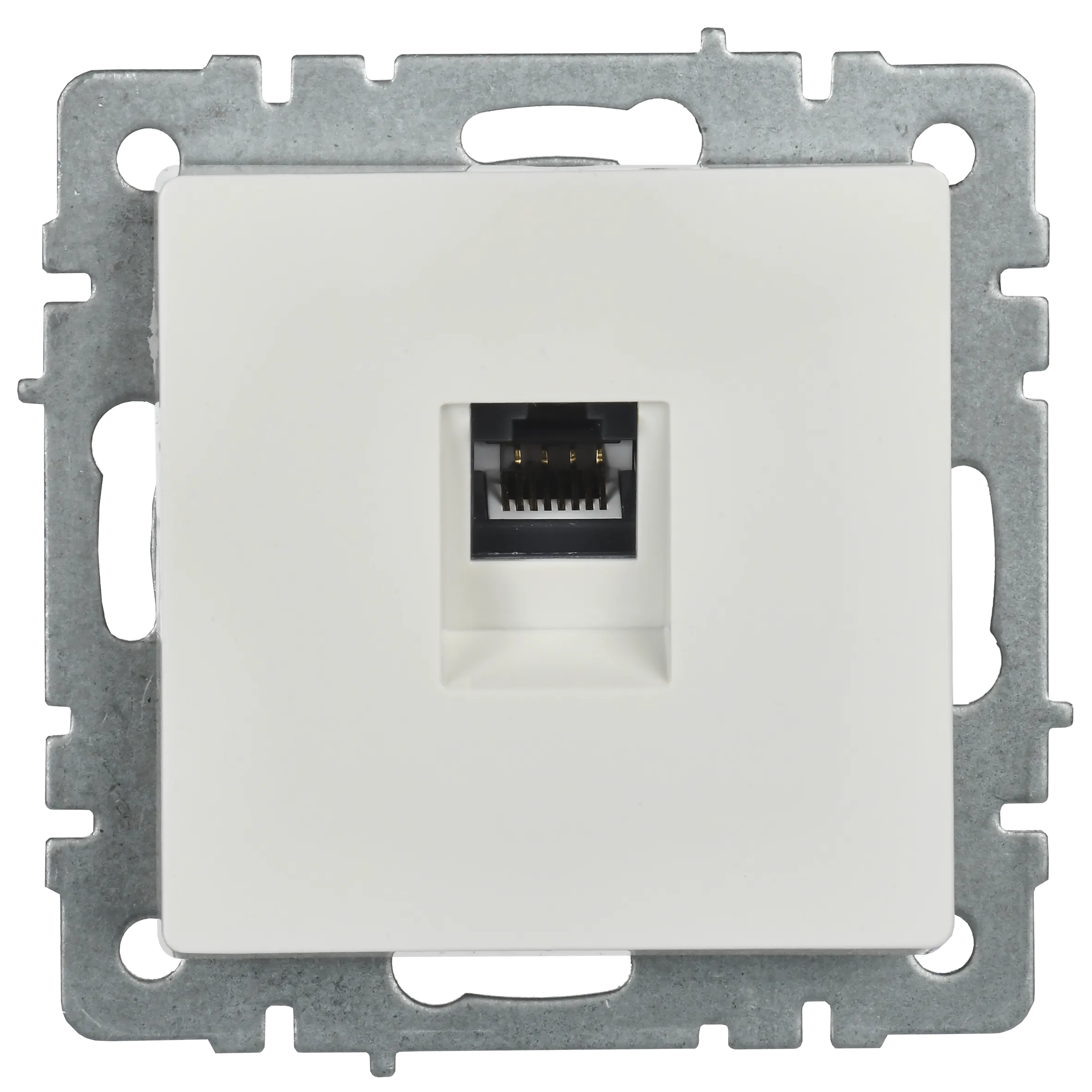 BRITE Розетка компьютерная RJ45 кат.6 РК11-БрБ белый IEK - Фото 4