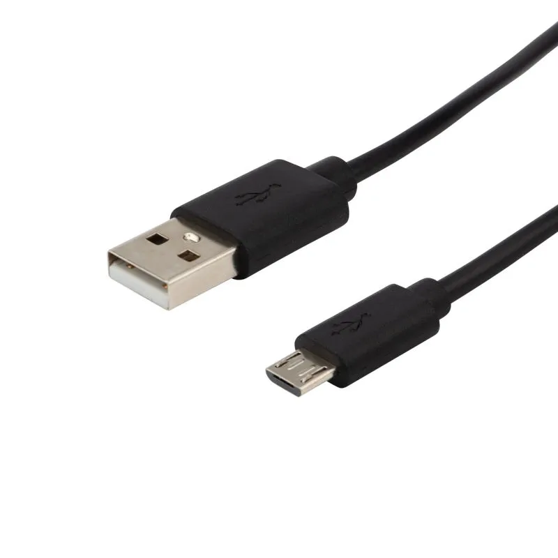 Кабель USB-A – micro USB, 1А, 1м, ПВХ, черный REXANT - Фото 3