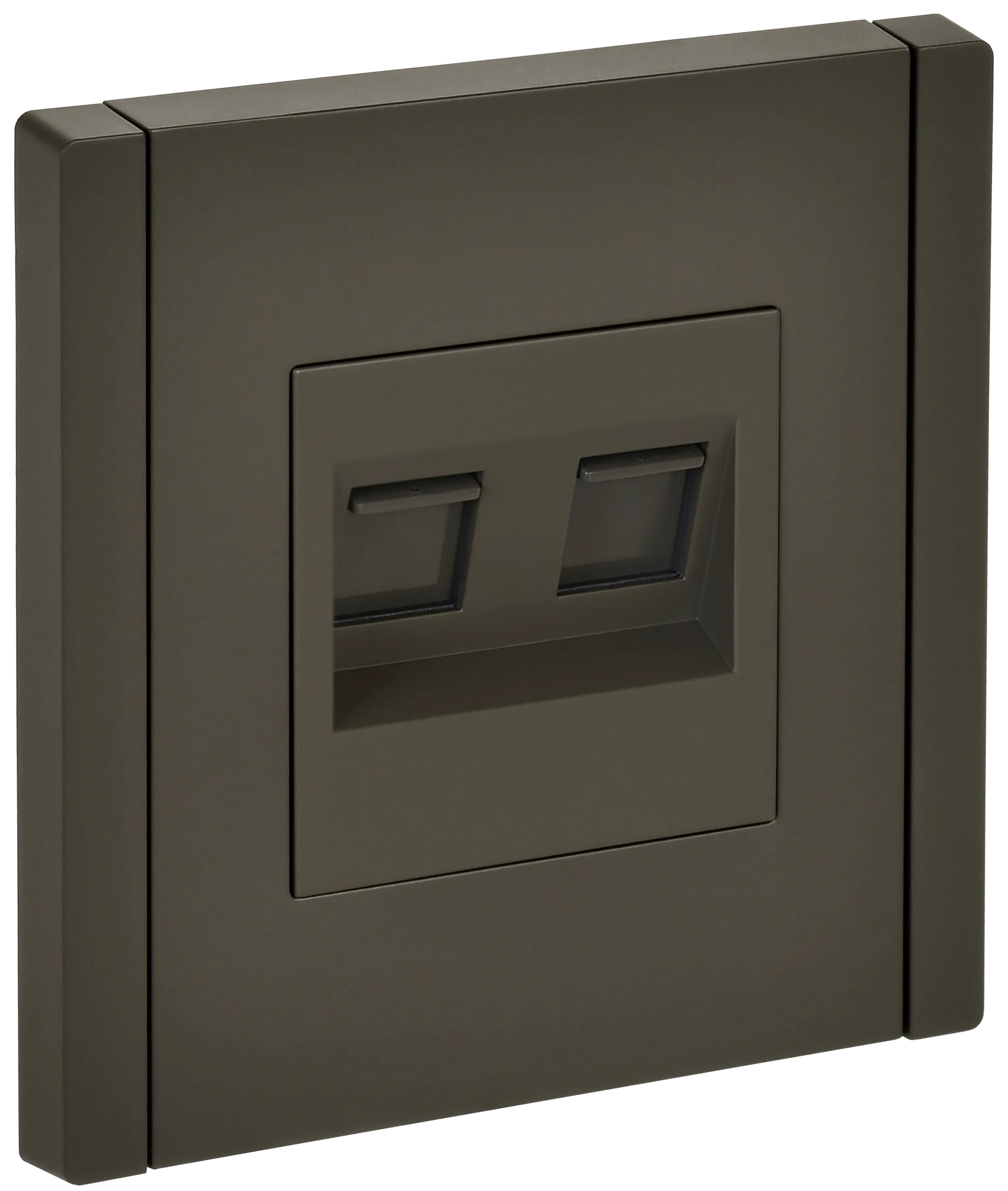 FORTE&PIANO Розетка компьютерная двойная RJ45 кат.5E FP333 серый IEK