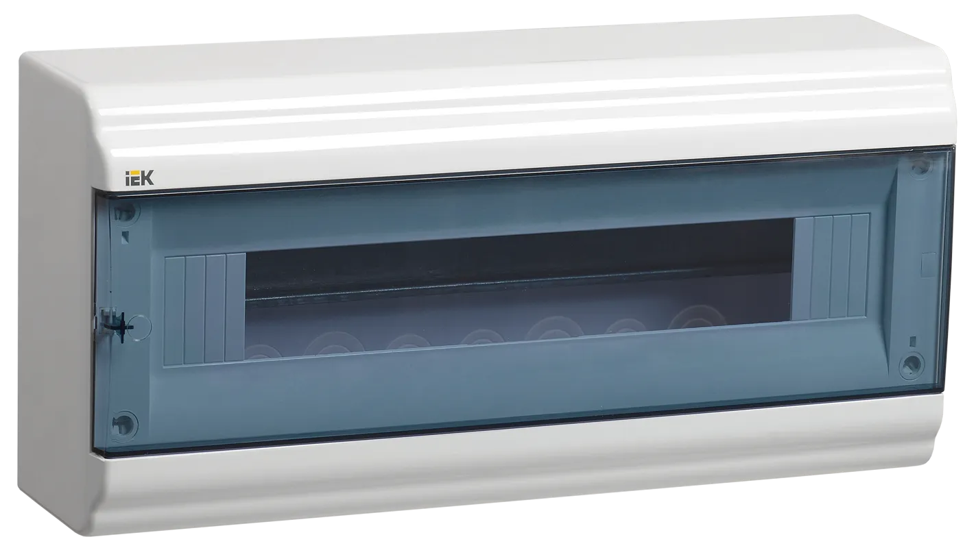 PRIME Корпус пластиковый ЩРН-П-18 модулей навесной белый IP41 IEK