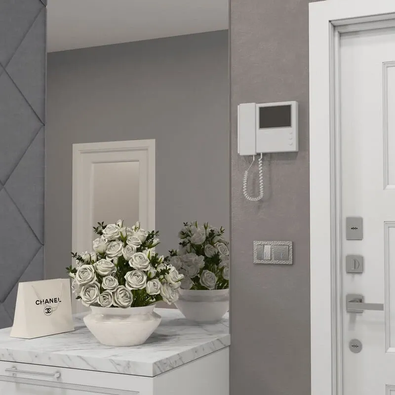 Выключатель двухклавишный с подсветкой (hammer серебряный) Werkel - Фото 5