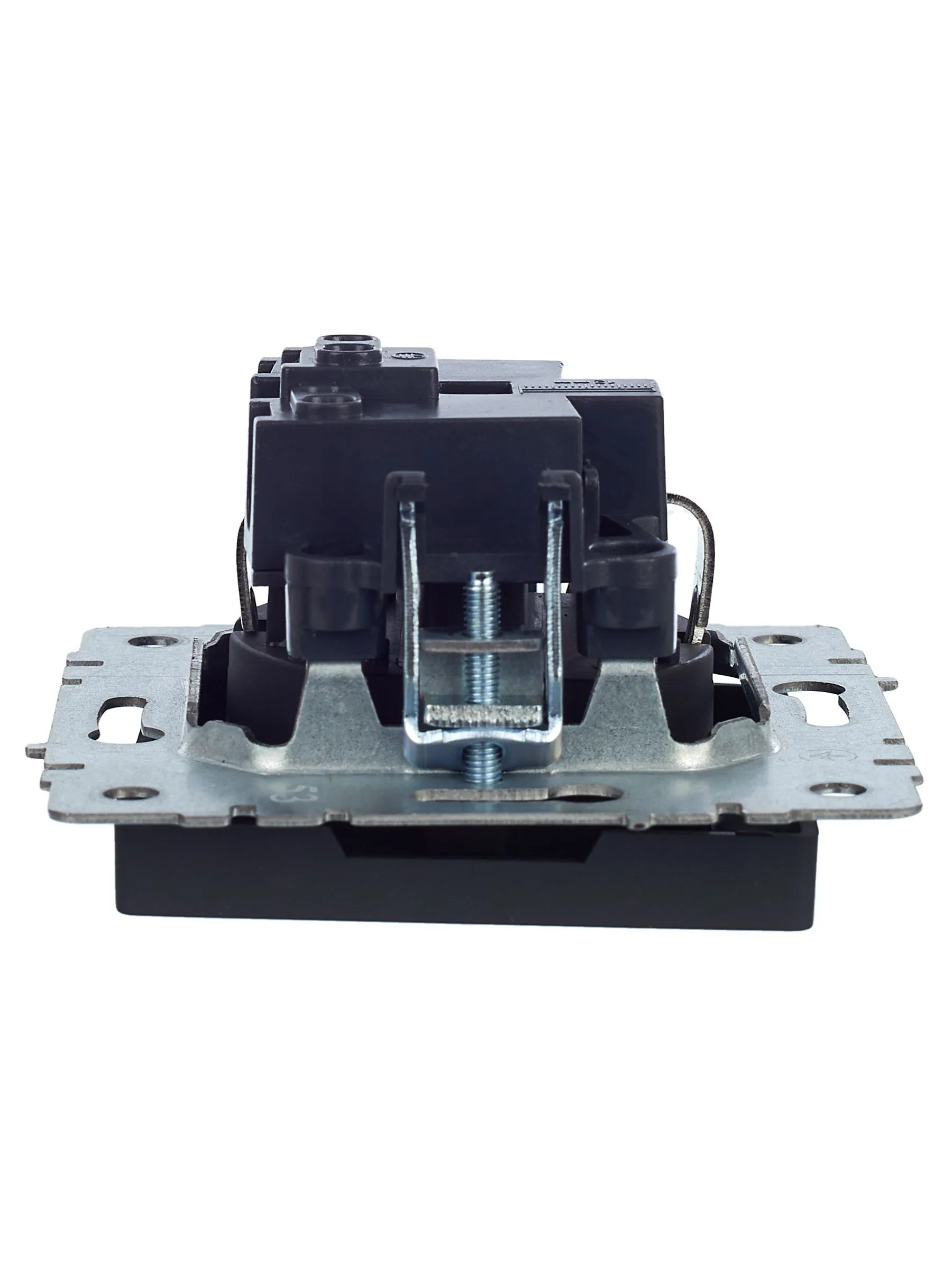 BRITE Розетка 1-местная с заземлением без защитных шторок 16А РС11-1-0-БрГ графит IEK - Фото 4