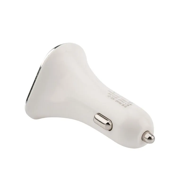 Автозарядка в прикуриватель 3хUSB (АЗУ) (2х1000 mA, 2100 mA) белая REXANT - Фото 4