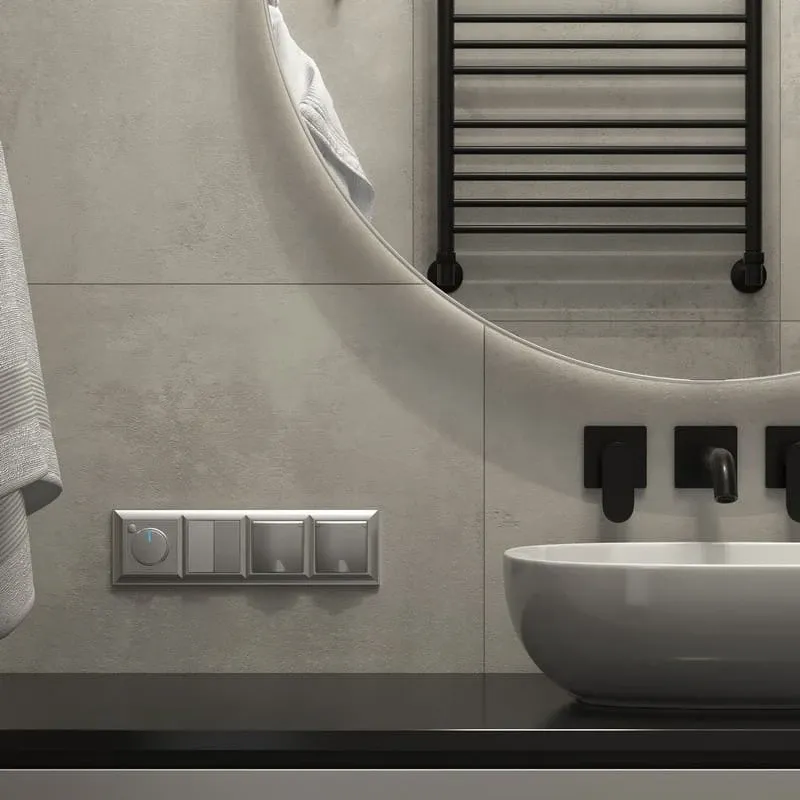 Рамка на 4 поста Fiore (серебряный) Werkel - Фото 2