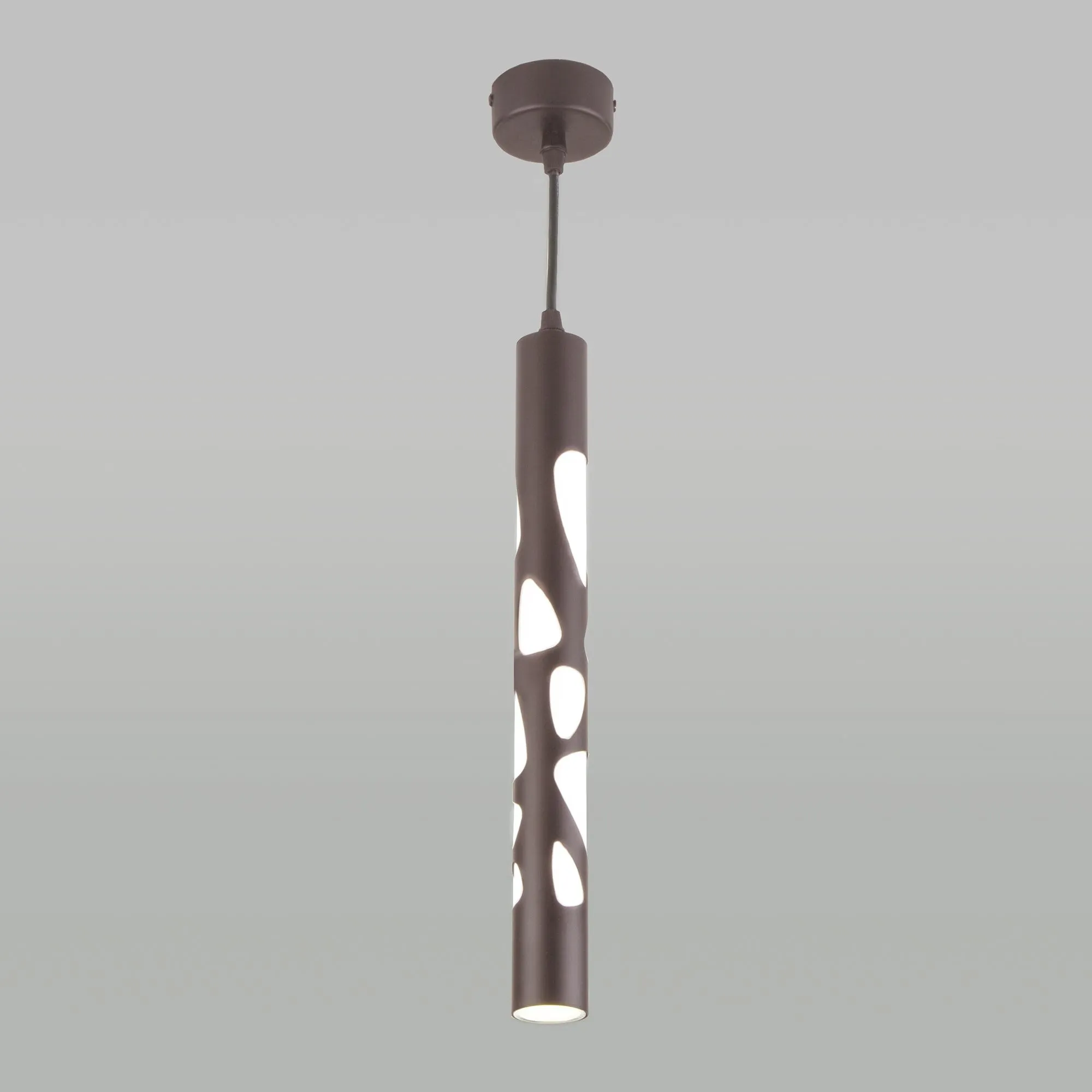 Светильник светодиодный подвесной DLR037 12W 4200K кофейный Elektrostandard Eurosvet - Фото 2