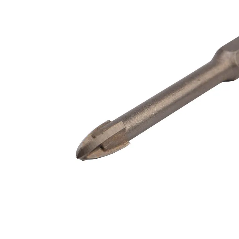 Сверло по стеклу и керамике  6 мм, 4 грани, шестигранный хвостовик Kranz - Фото 4