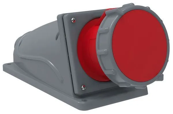 MAGNUM Розетка стационарная ССИ-134 63А-6ч/380-415В 3P+PE IP67 IEK PSN12-063-4