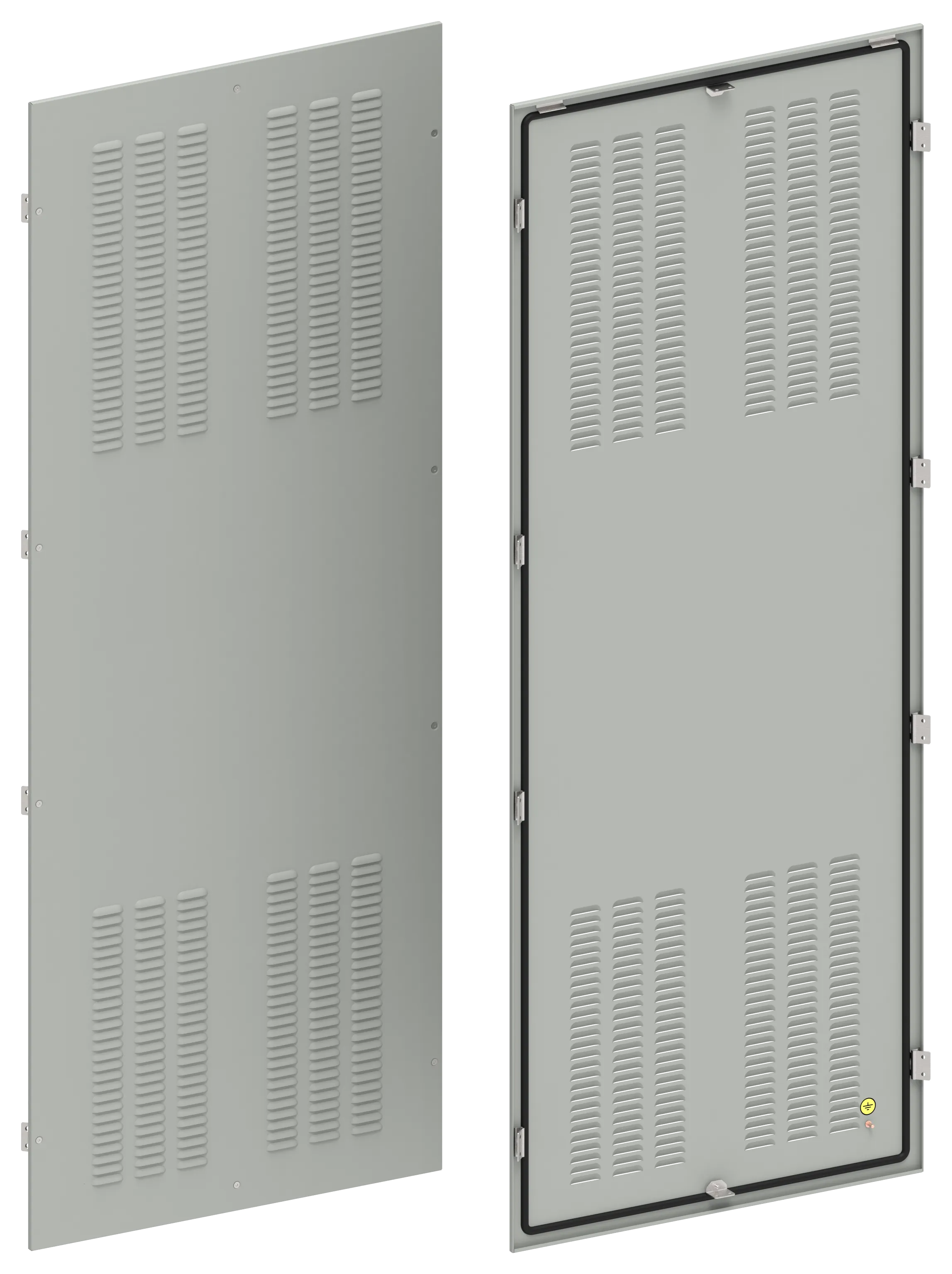 FORMAT Панель боковая вентилируемая 2000х800мм IP31 (2шт/компл) IEK