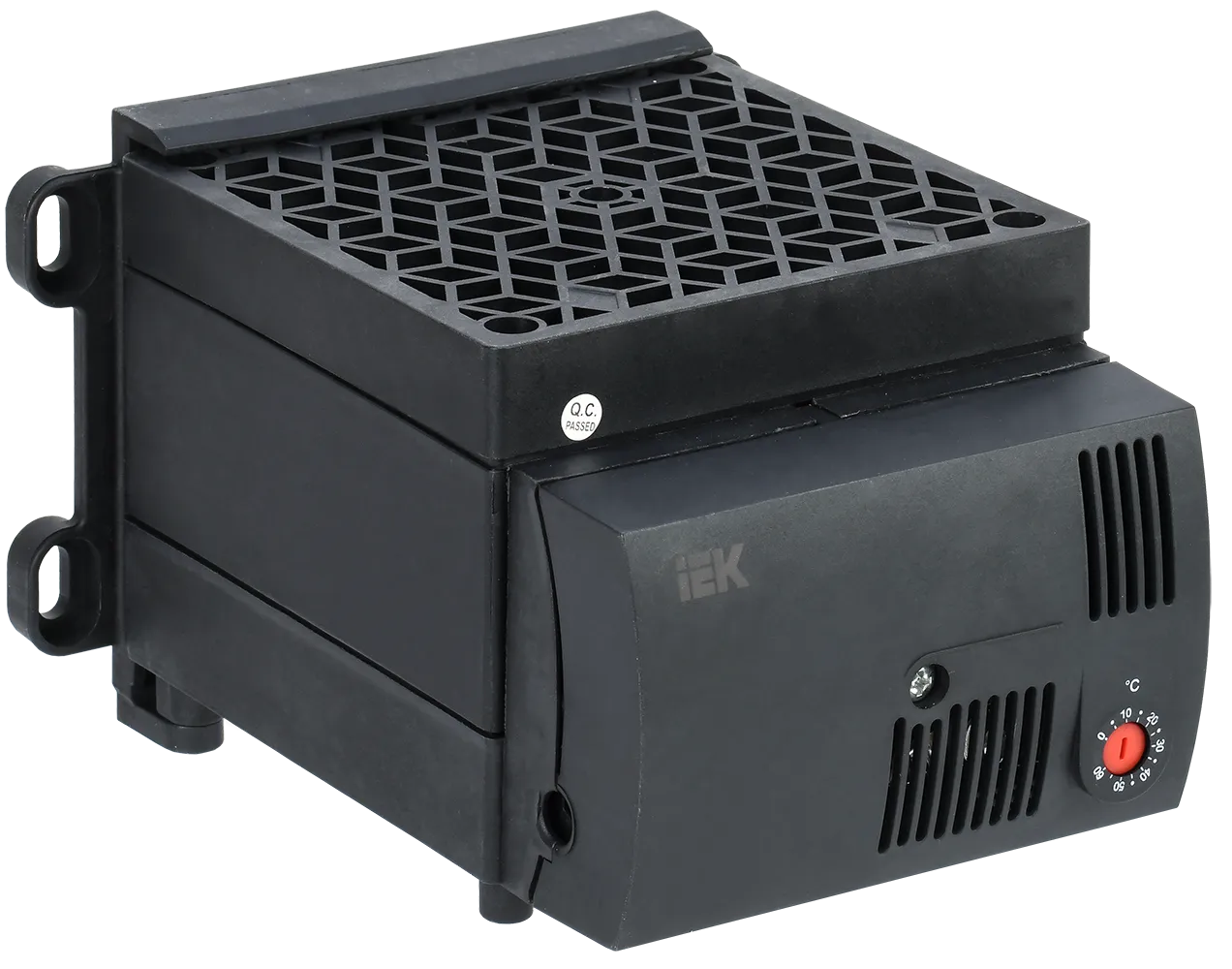 Обогреватель на DIN-рейку ОДР (встроенный вентилятор и термостат) 1200Вт IP20 IEK