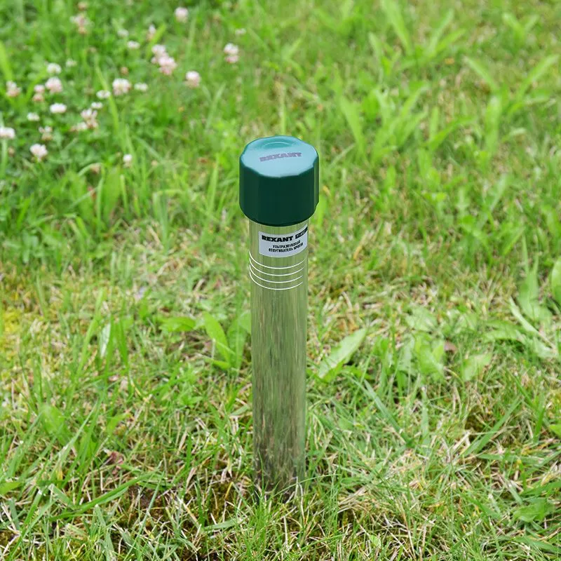 Ультразвуковой отпугиватель кротов R 35м, металл REXANT - Фото 3