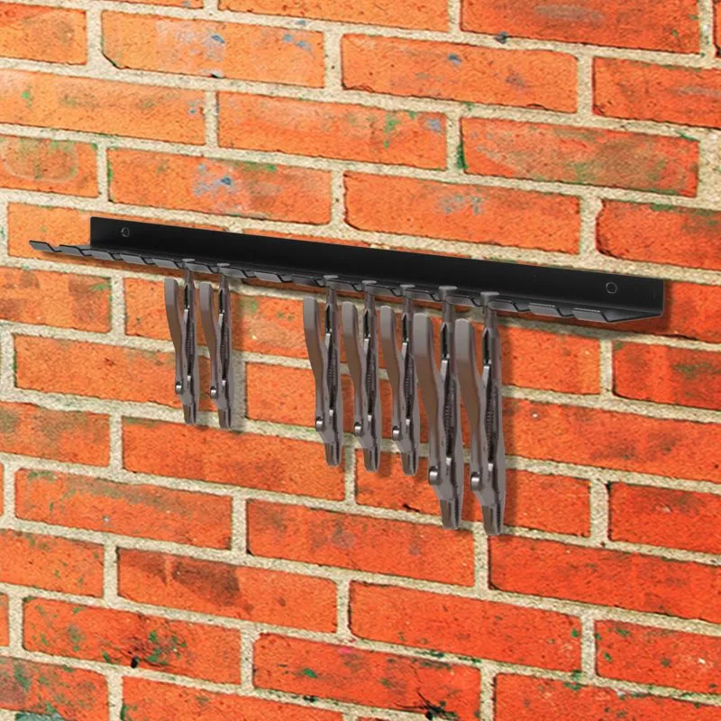 Держатель-органайзер для пневмоинструмента и зажимных клещей, настенный, черный REXANT - Фото 2