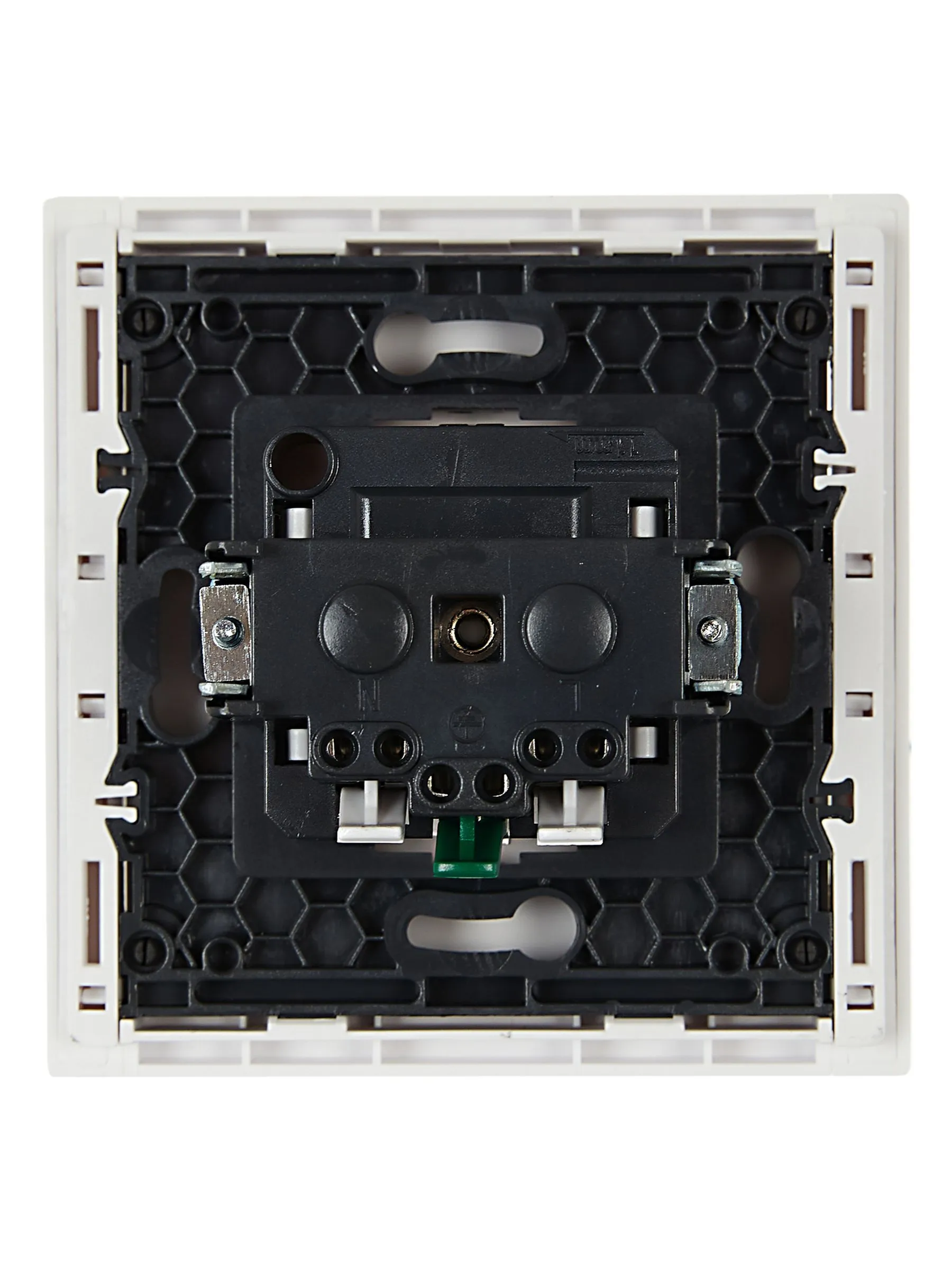 FORTE&PIANO Розетка 1-местная с заземлением без защитных шторок безвинтовое крепление 16А FP214 белый IEK - Фото 5