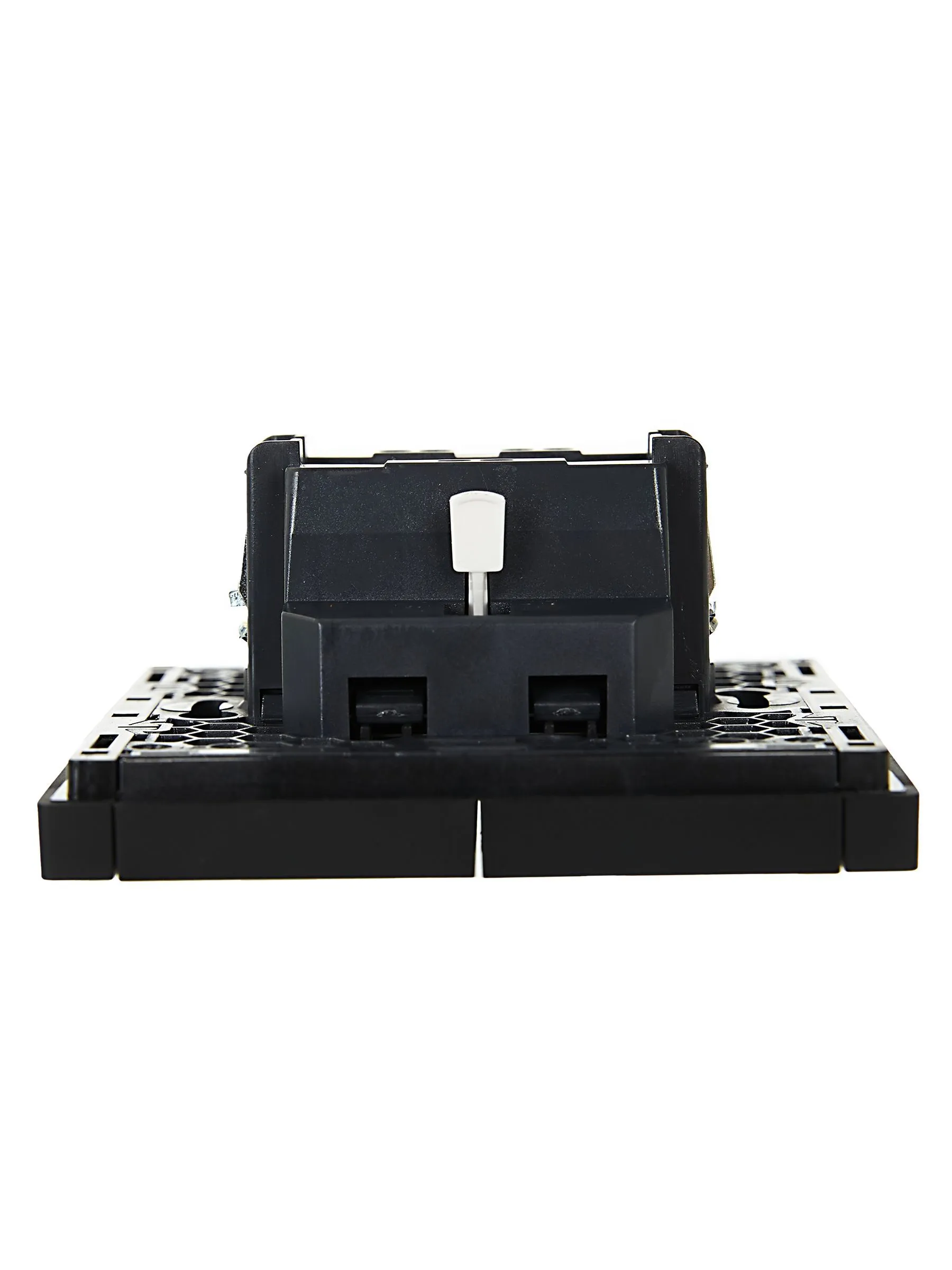 FORTE&PIANO Выключатель 2-клавишный 10А FP105 черный IEK - Фото 3