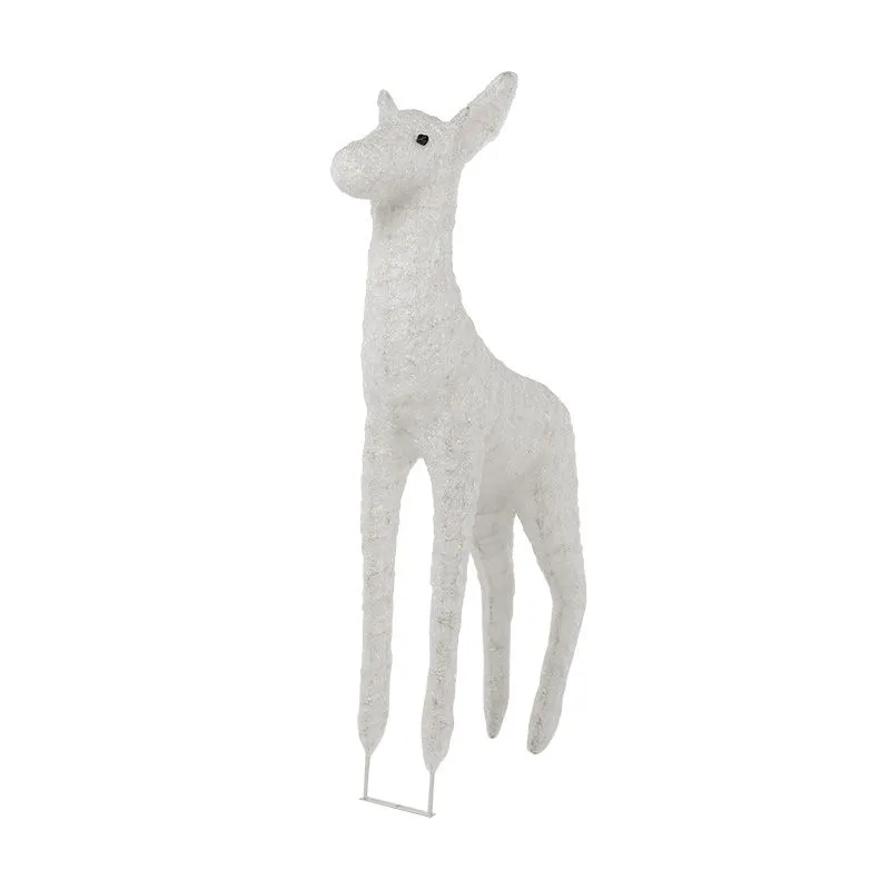 Акриловая светодиодная фигура Олень мама 115х155 см, 1900 светодиодов, IP65 понижающий трансформатор в комплекте, NEON-NIGHT - Фото 5