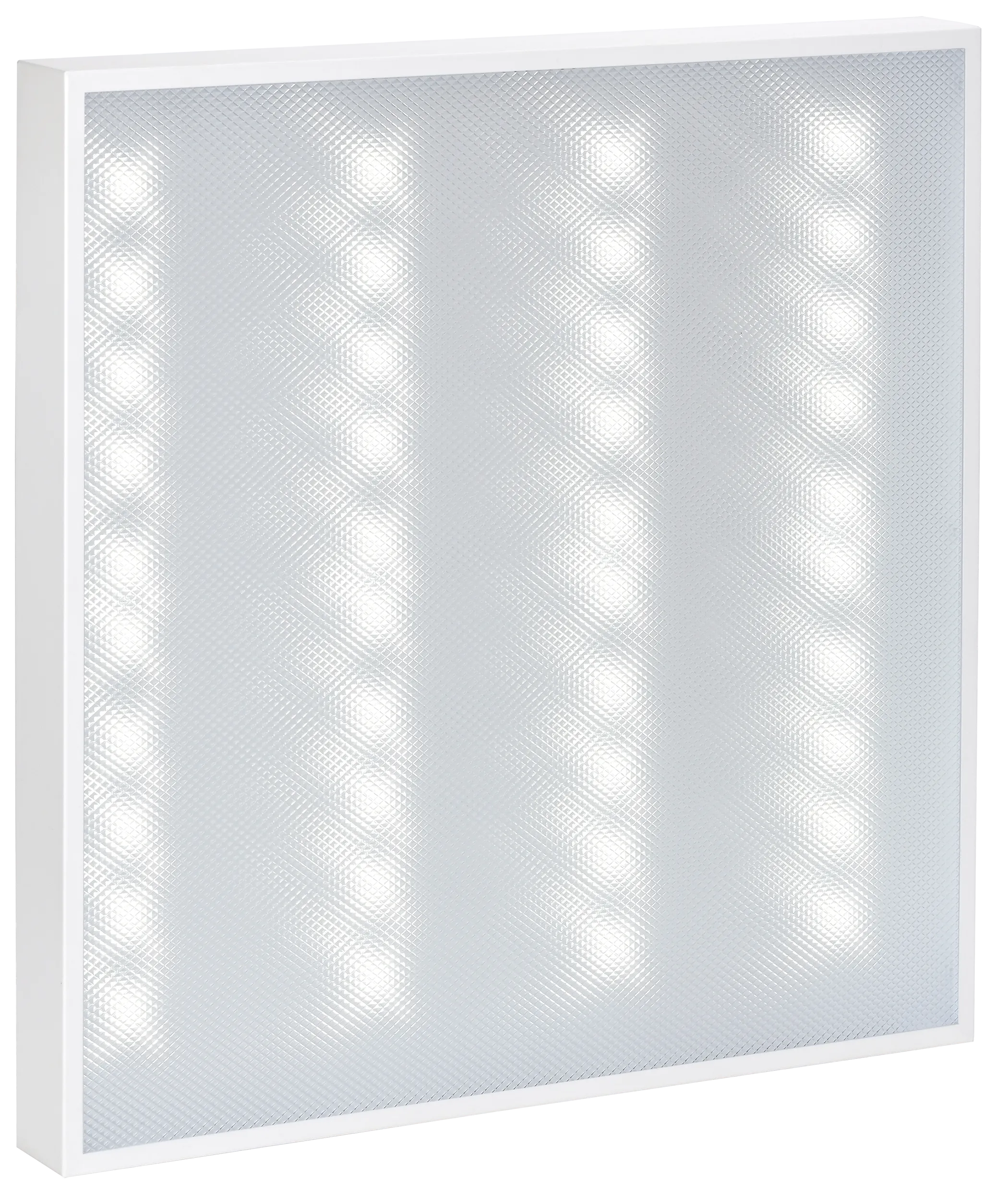 LIGHTING PRO Светильник светодиодный ДВО 1001 45Вт 5000К IP40 595х595мм призма IEK - Фото 2