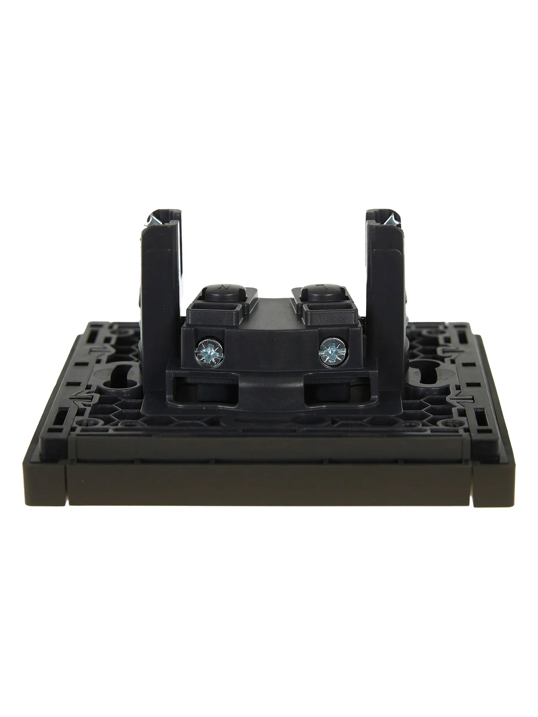 FORTE&PIANO Розетка 1-местная без заземления без защитных шторок винтовое крепление 10А FP318 серый IEK - Фото 5