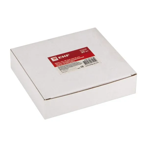 Шина "0" PE (6x9мм) 10 отв. латунь зеленый изолир. корп. на DIN-рейку EKF - Фото 6