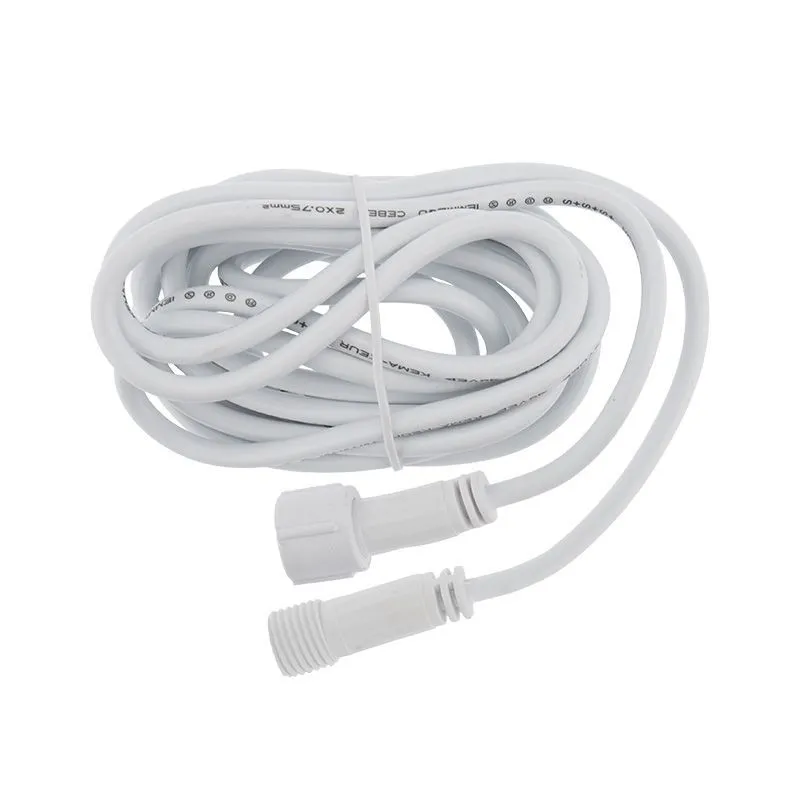 Удлинитель (шнур) для уличных гирлянд Professional 3 м белый ПВХ 315-421