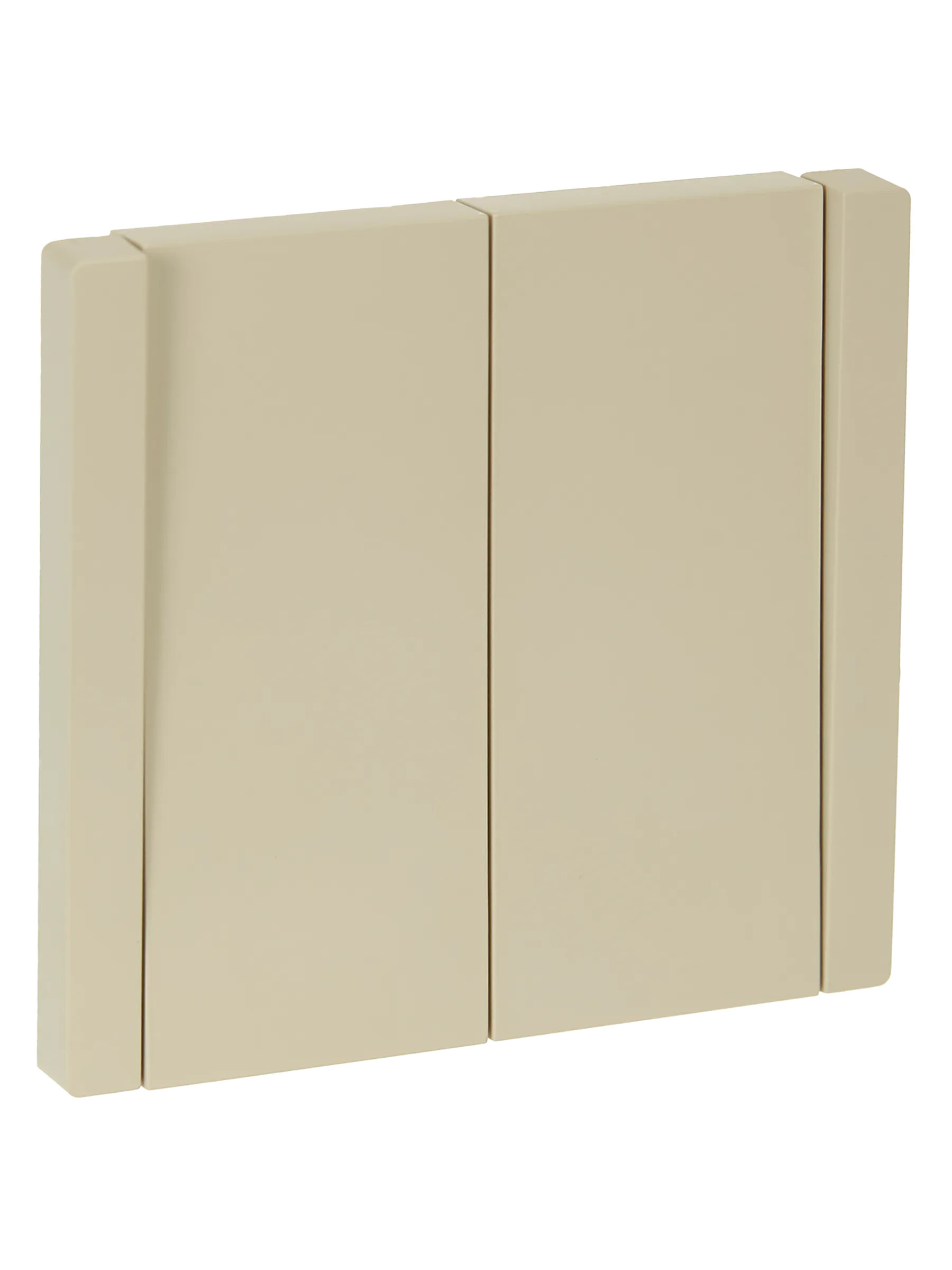 FORTE&PIANO Выключатель 2-клавишный проходной 10А FP407 ваниль IEK 