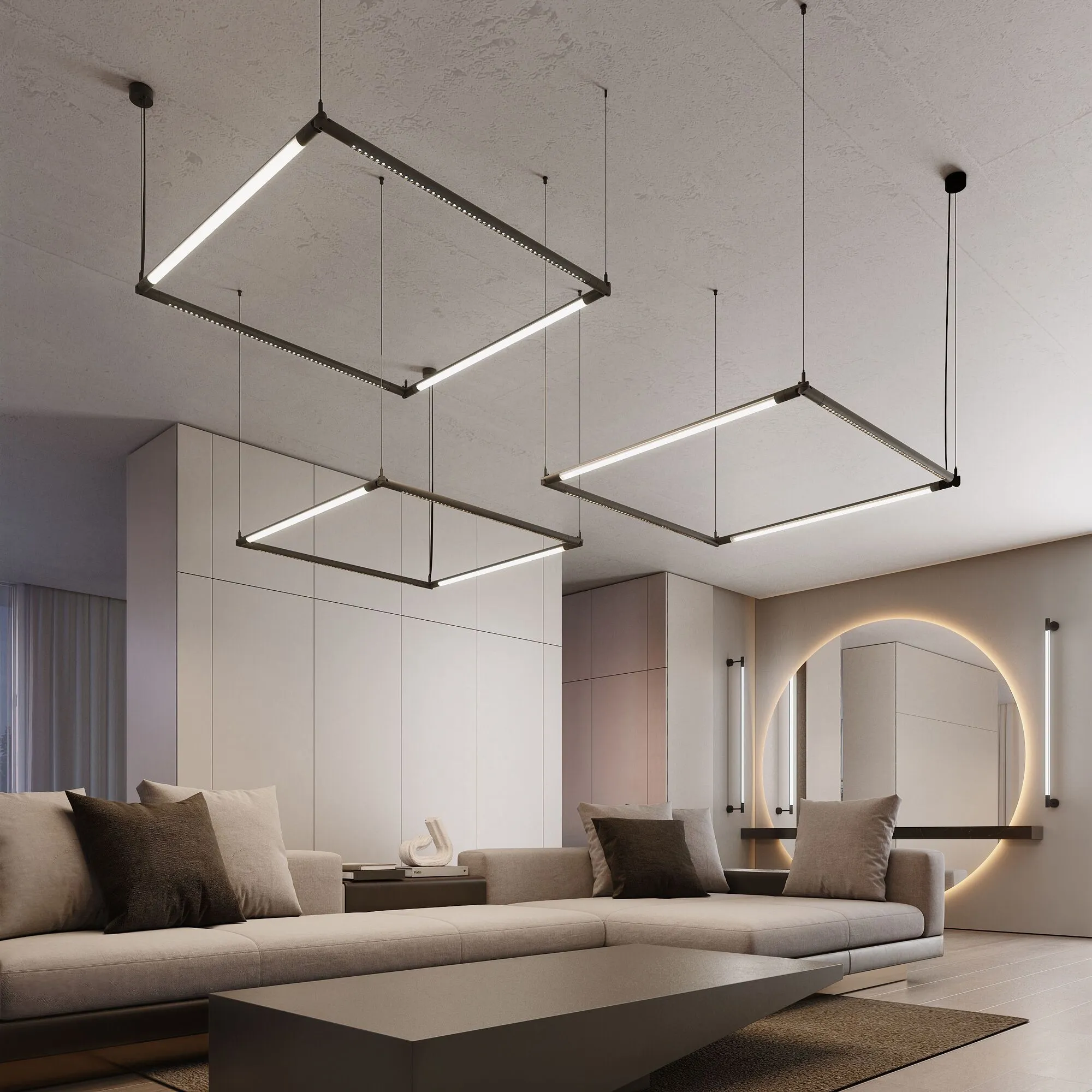 Module System Набор подвеса угловой с вводом питания (черный) - Фото 11