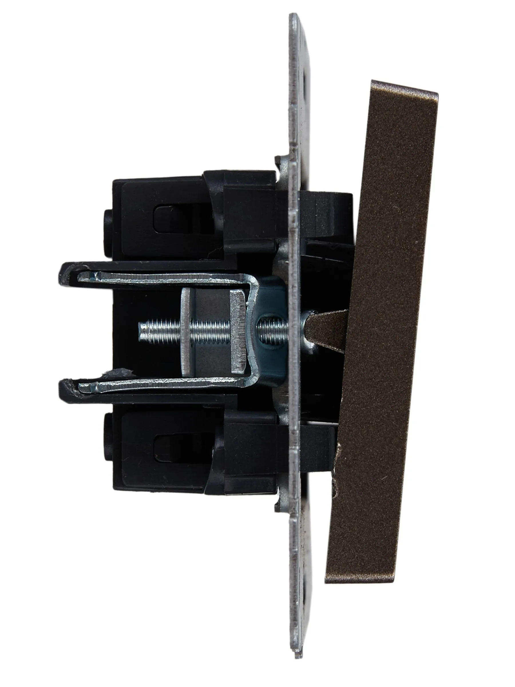 BRITE Выключатель 2-клавишный проходной 10А ВС10-2-6-БрТБ темная бронза IEK - Фото 5