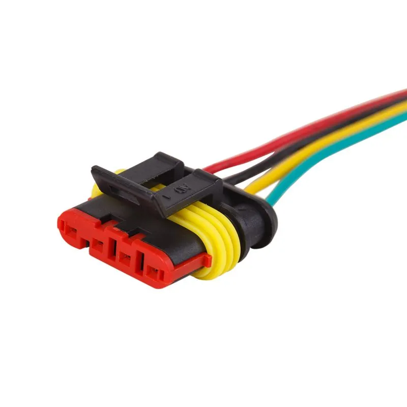 DJ7041-1.5-21 автомобильный разъем гнездо с проводом 20см (4-х контактный) 16-0314-9