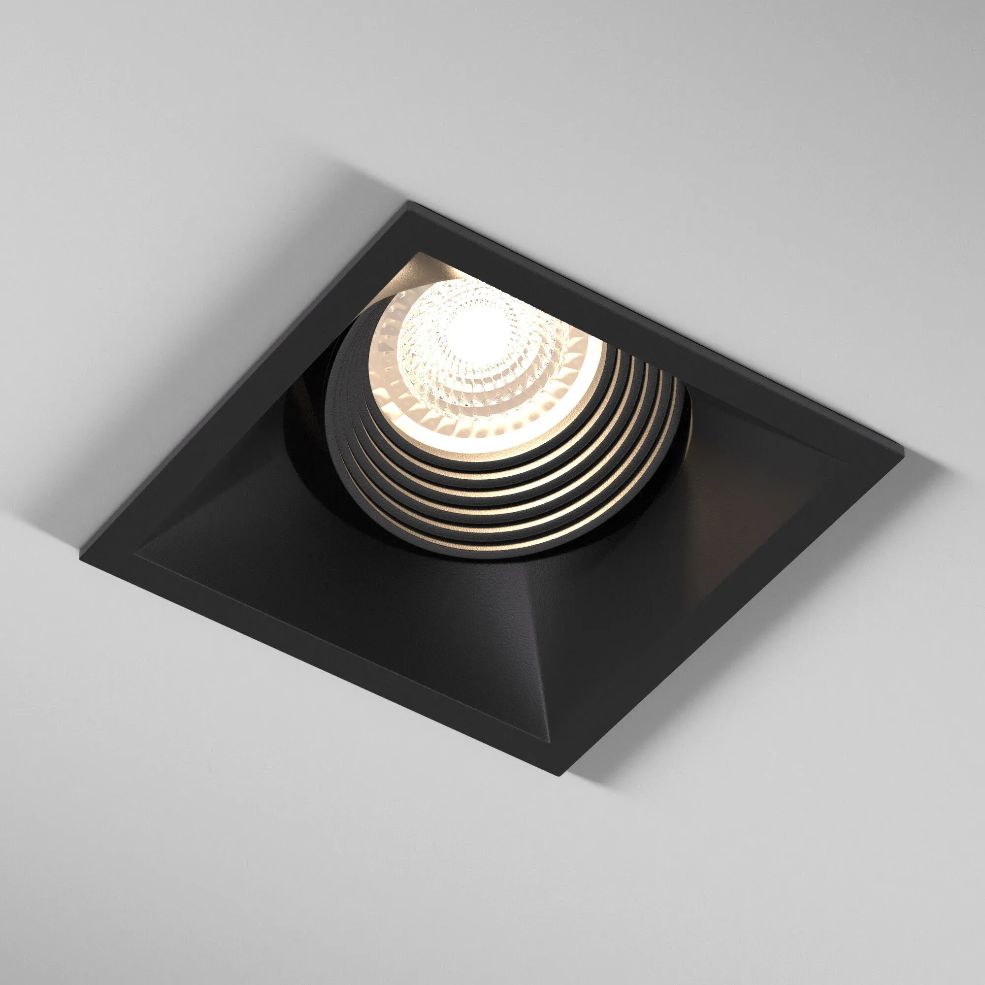 Светильник встраиваемый Punto черный 25017/01 Elektrostandard