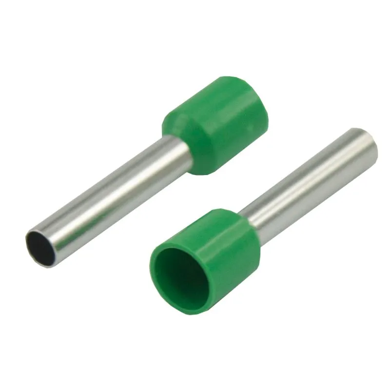 Наконечник штыревой втулочный изолированный F-18 мм 6 мм² (НШВи 6.0-18) зеленый REXANT - Фото 3