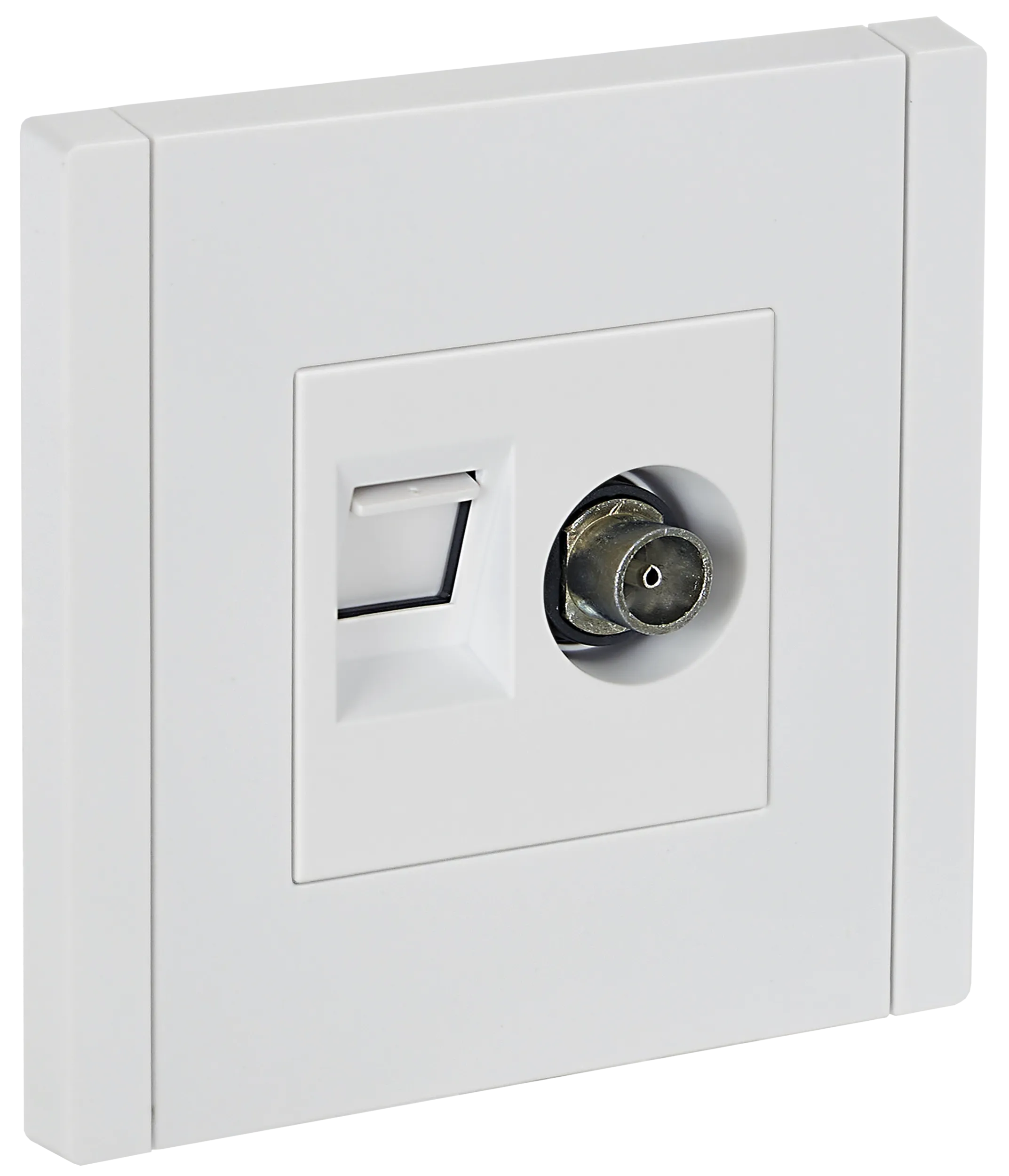 FORTE&PIANO Розетка двойная TV+RJ45 кат.6 FP237 белый IEK