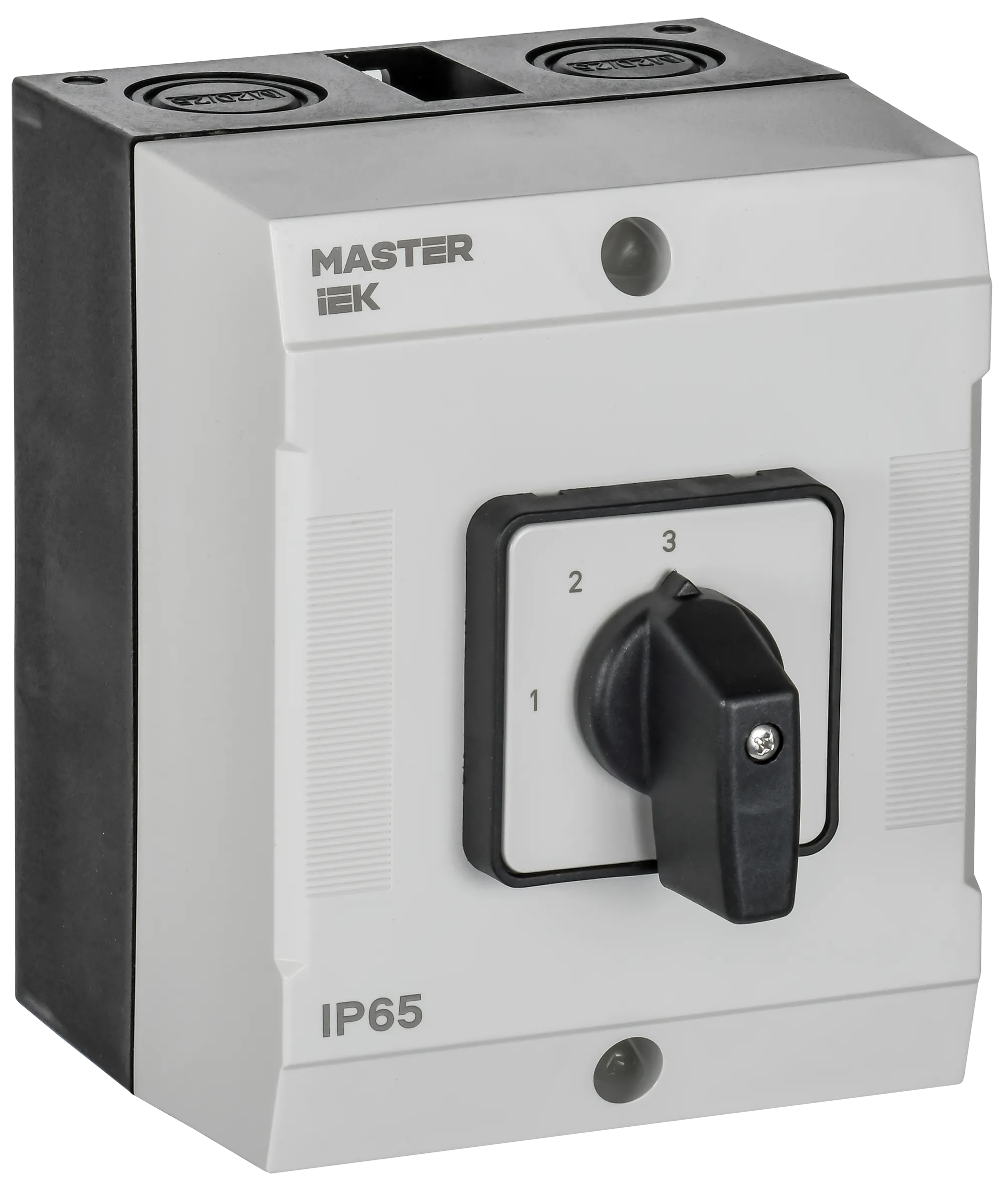 Переключатель кулачковый в боксе стандартная рукоятка 10А схема 82 IEK MI-CS20-010-082