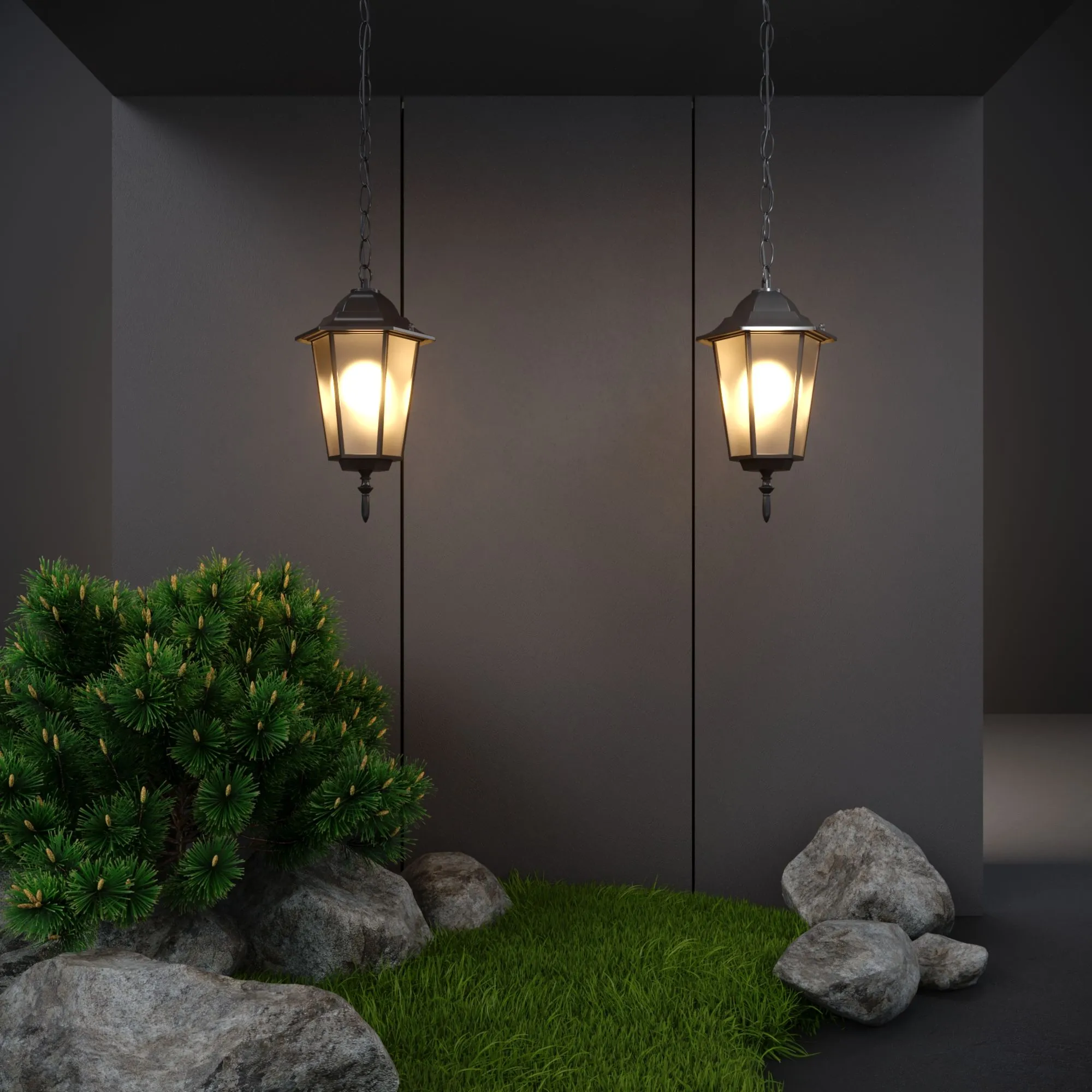 Светильник уличный подвесной IP44 GL 1004H черное золото Elektrostandard - Фото 2