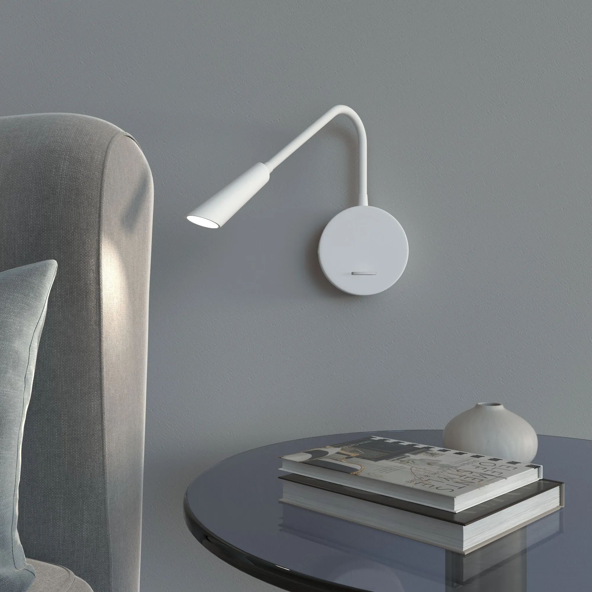 Светильник настенный светодиодный Stem 40120/LED белый Elektrostandard - Фото 2