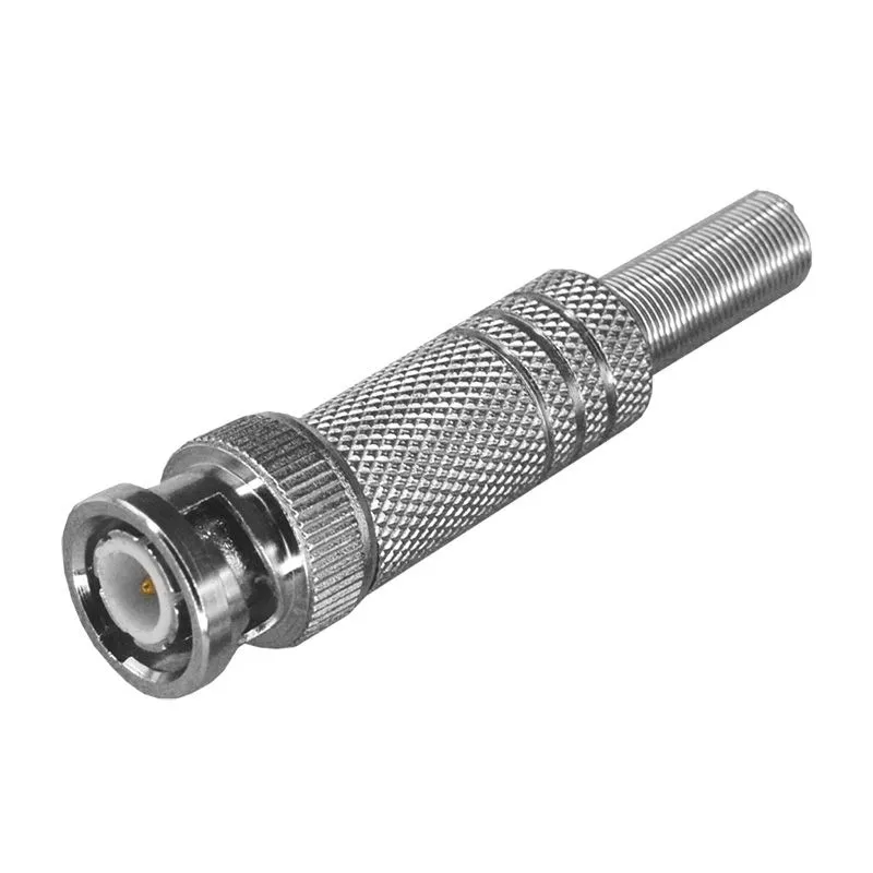 Разъем BNC штекер под пайку с пружиной металл (универсальный) PROconnect 05-3075-4