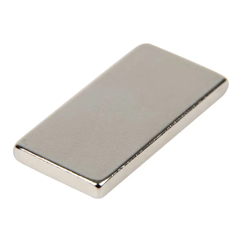 Неодимовый магнит прямоугольник 20х10х2мм, сцепление 2,4кг (5 шт/уп) REXANT 72-3404