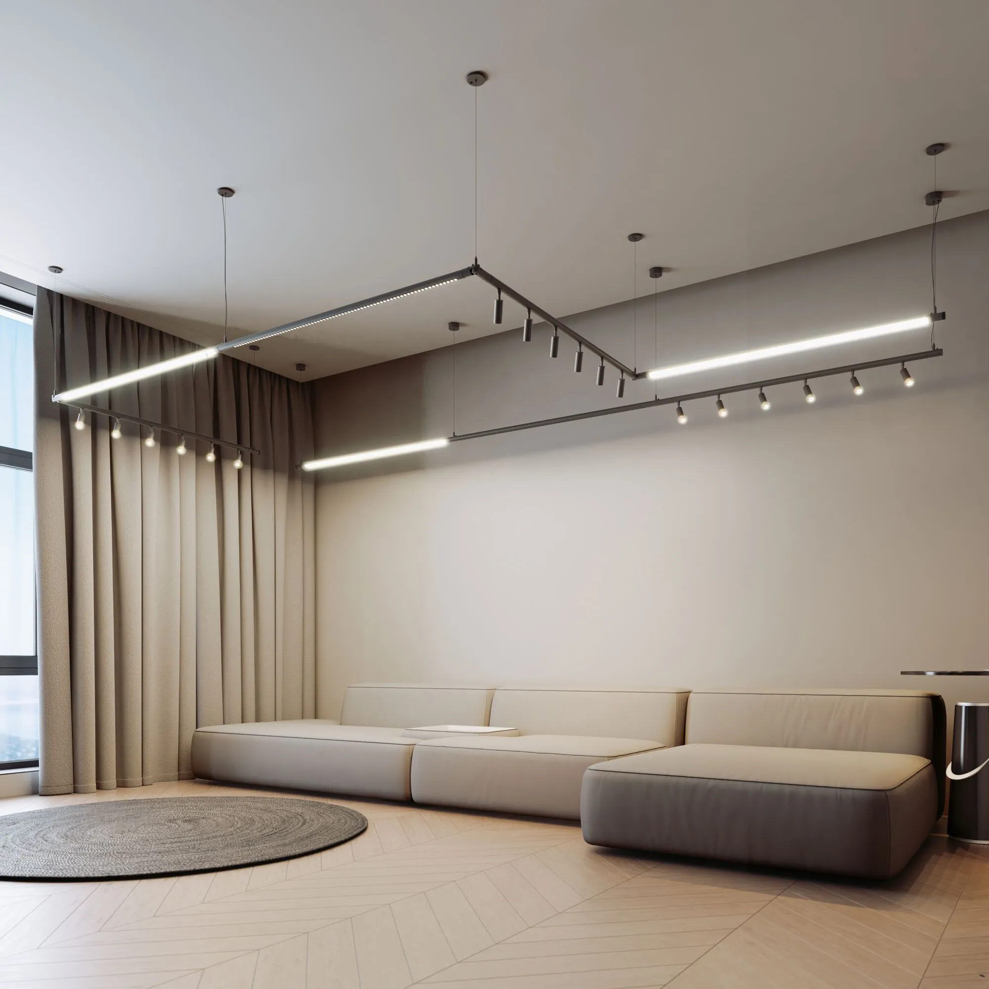 Module System Набор подвеса без питания (черный) - Фото 3