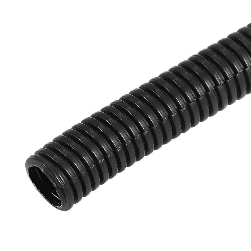 Труба автомобильная гофрированная ПП, Ø9,8мм, разрезная (бухта 50 м/уп) 15-1050