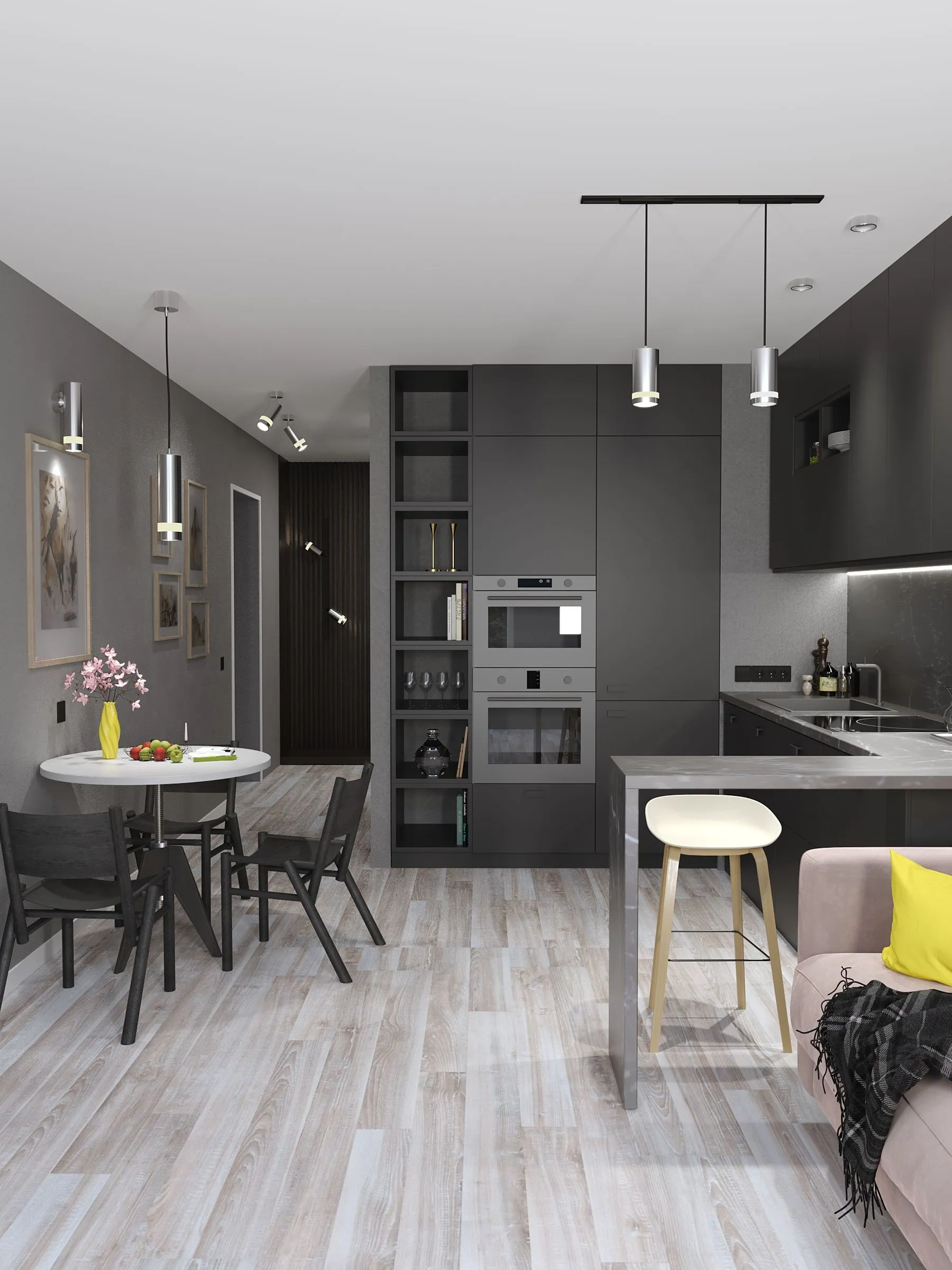 LIGHTING Светильник 4116 декоративный трековый поворотный под лампу GU10 хром IEK - Фото 5