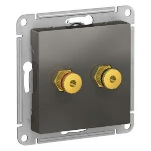Розетка аудио 2-м AtlasDesign сталь SE ATN000987 1240514