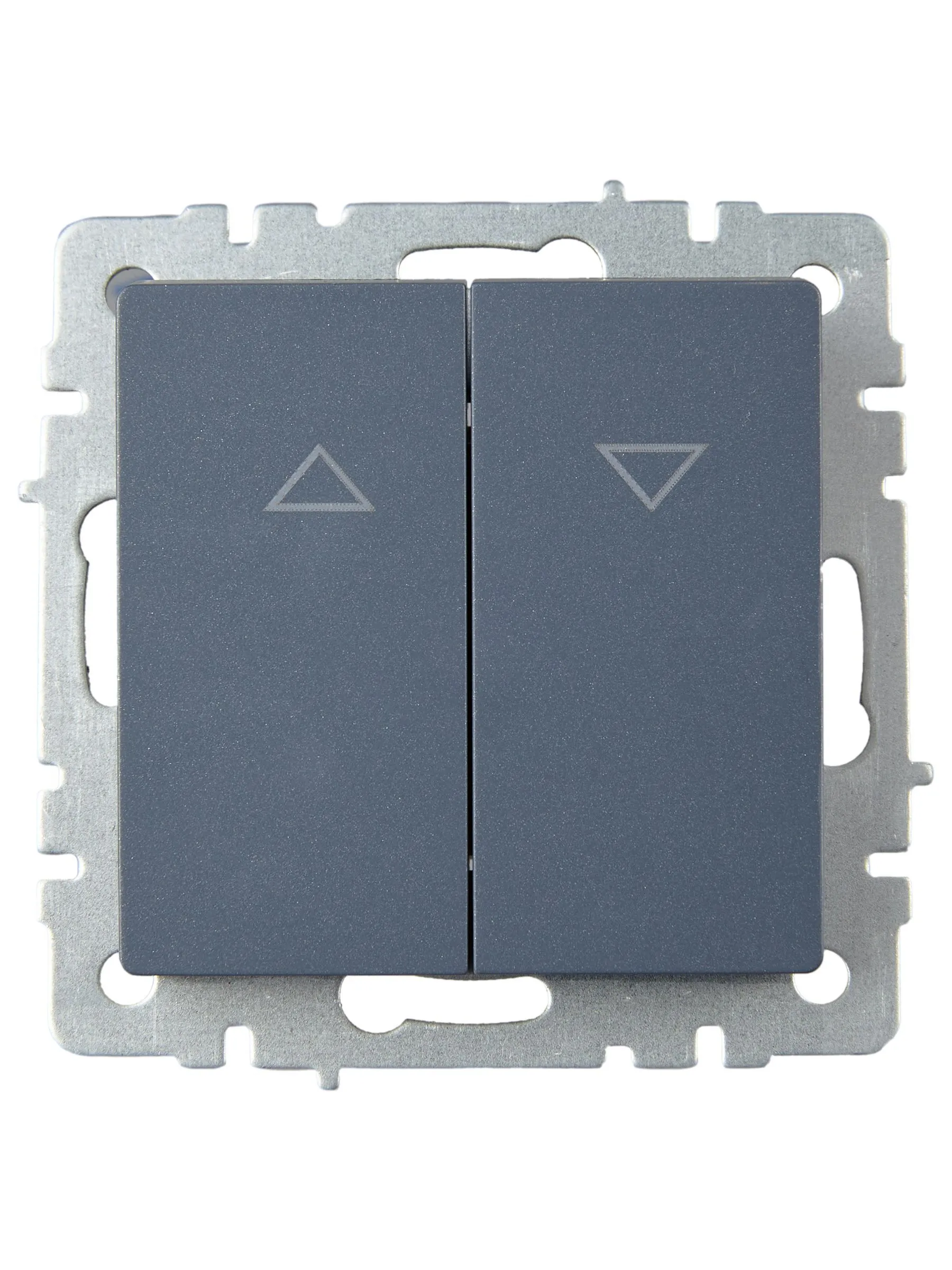 BRITE Выключатель жалюзи 10А ВС10-1-5-БрМ маренго IEK - Фото 2