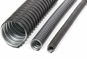 Металлорукав в ПВХ-изоляции Р3-ЦП нг LS 100  (5м/уп) черный ГОФРОМАТИК (ЗЭТАРУС) zeta44613