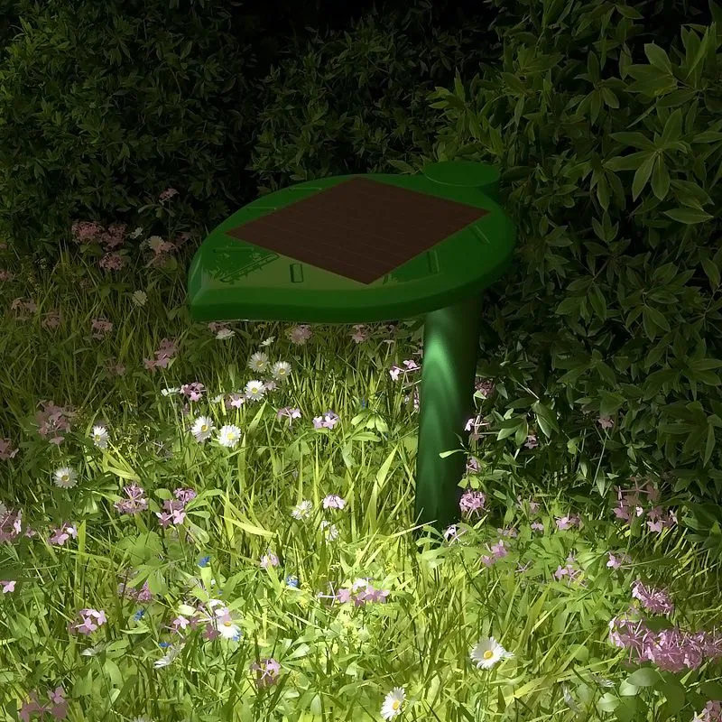 Ультразвуковой отпугиватель кротов R 30м, на солнечной батарее, с подсветкой REXANT - Фото 2