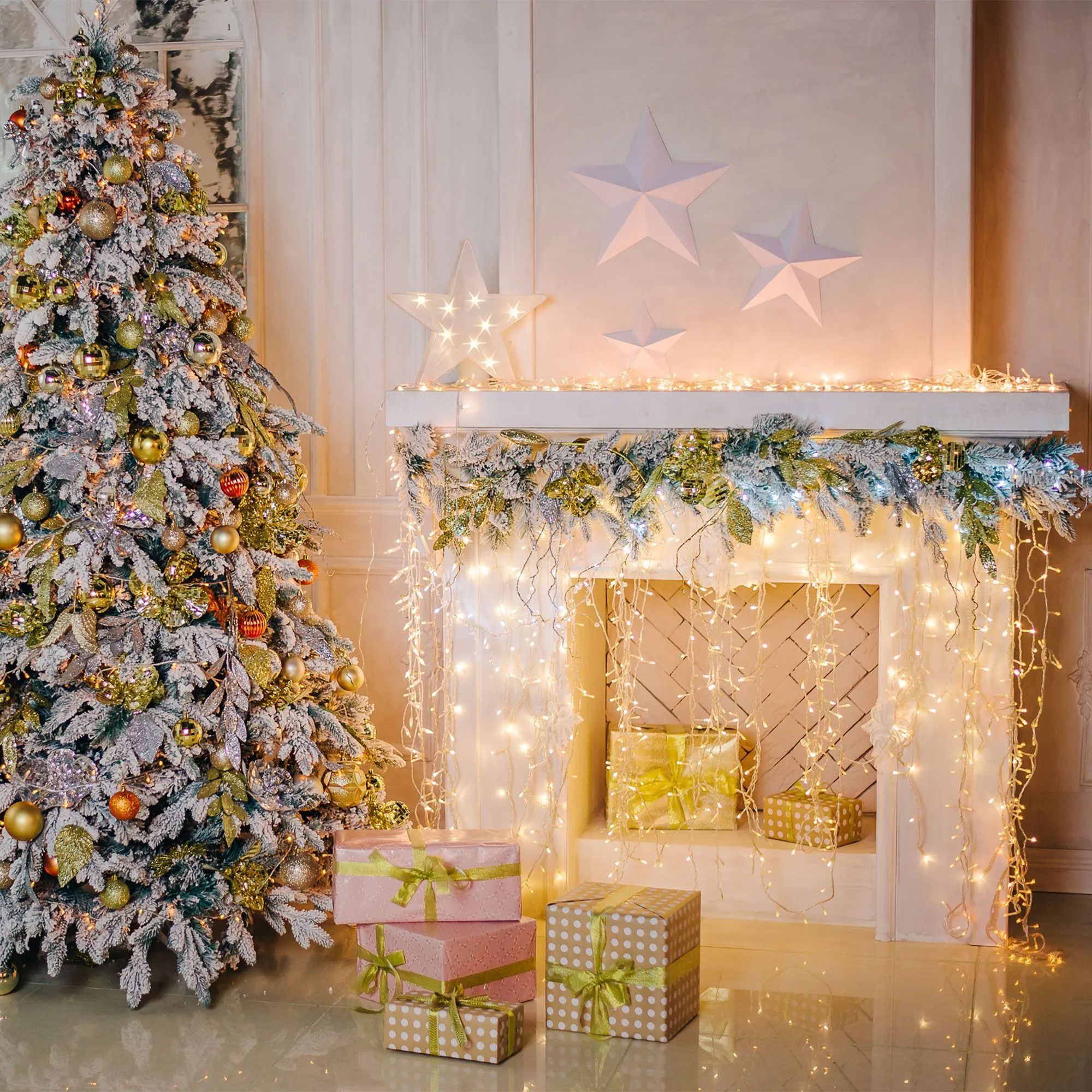 Праздничная гирлянда бахрома белый 1,8*0,5м IP20 100-001 Elektrostandard Eurosvet