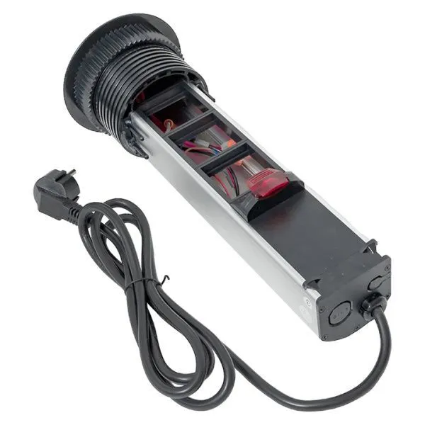 Встраиваемая мини-колонна с беспроводной зарядкой 15Вт, 8 модулей C-Line - Фото 6