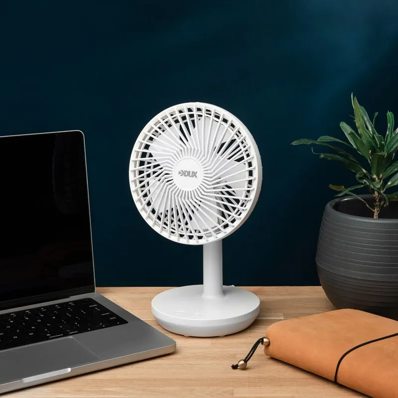 Вентилятор настольный USB, белый, 6 Вт - Фото 2