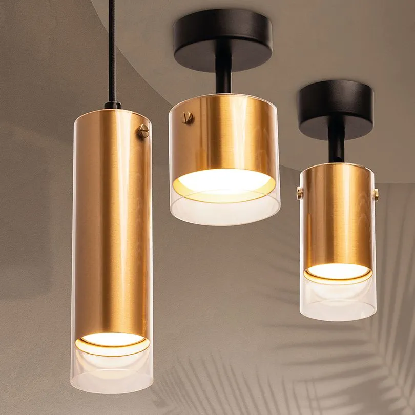 Накладной светильник WOLTA WSL-GU10/S07G IP20 под лампу GU10 Золото ORO D60x175 1/50 - Фото 4