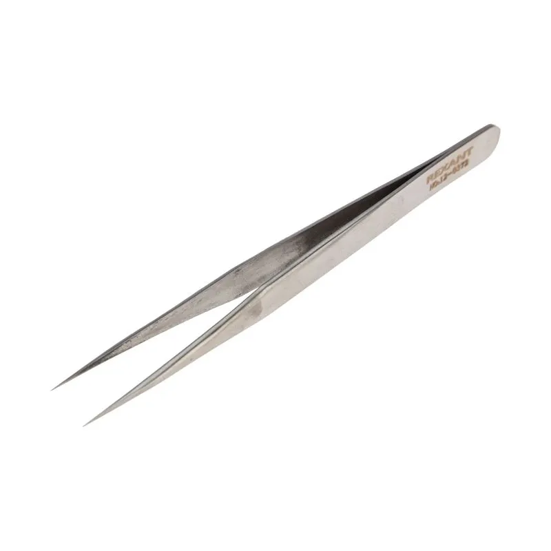 Пинцет прямой 120мм (блистер) REXANT 12-0372