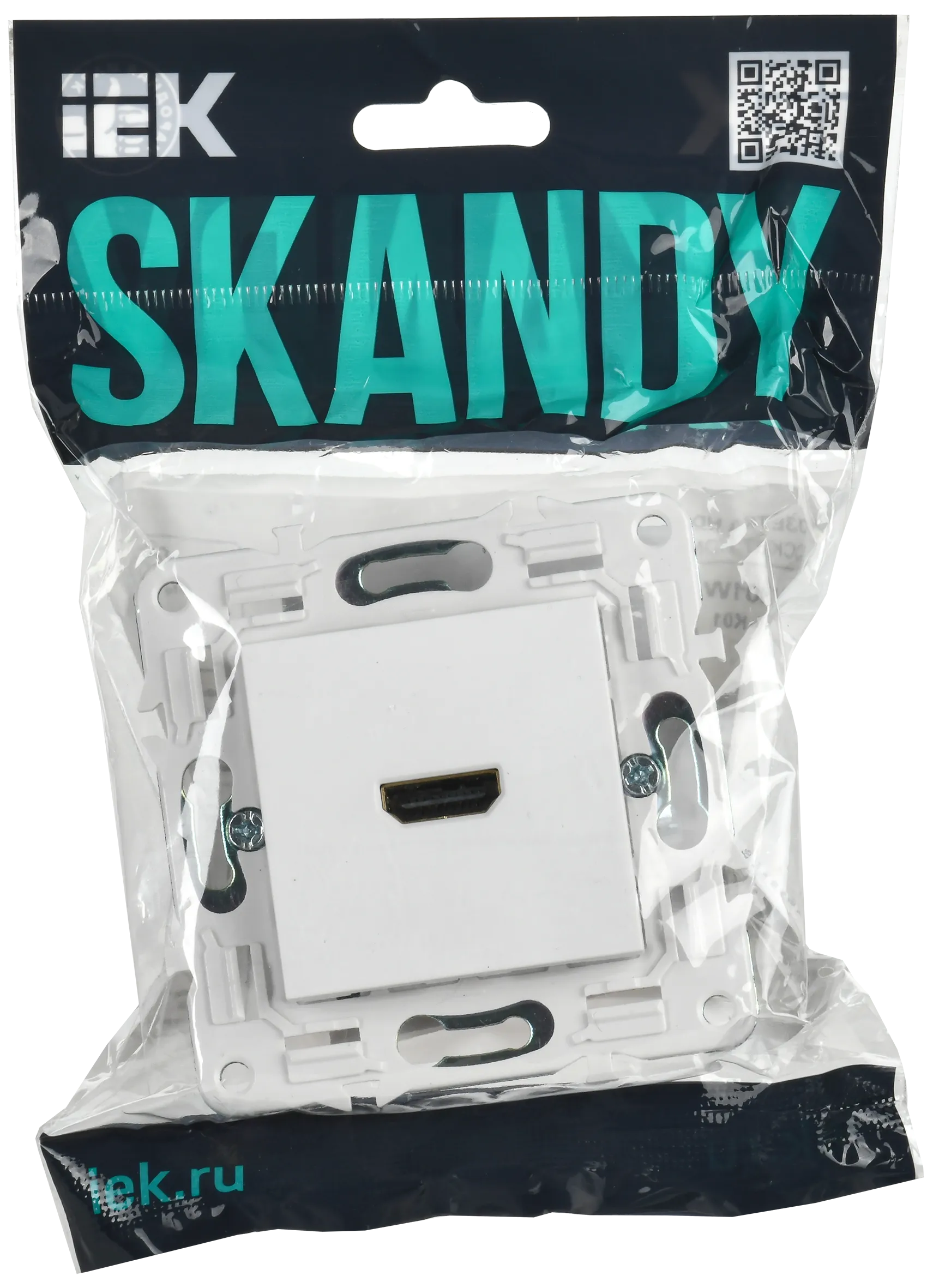SKANDY Розетка HDMI SK-H01W арктический белый IEK - Фото 2
